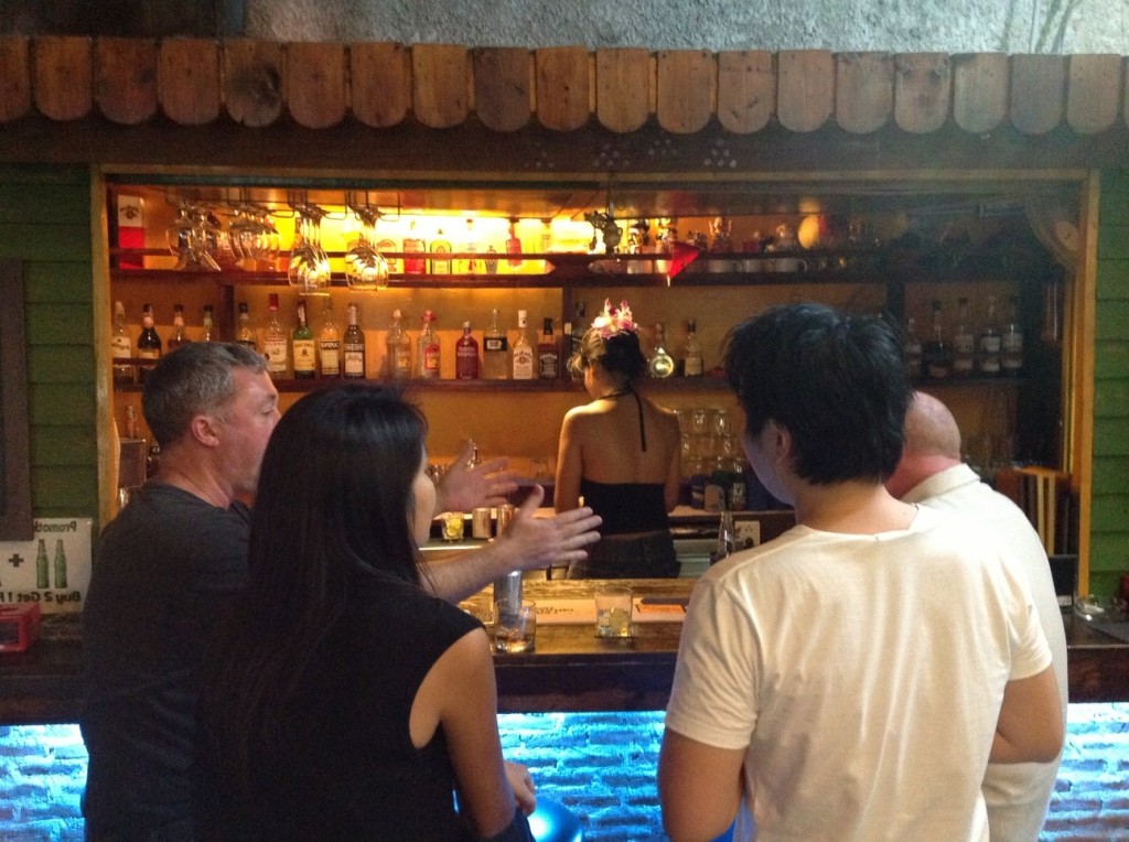 bar at the Queen Bee
